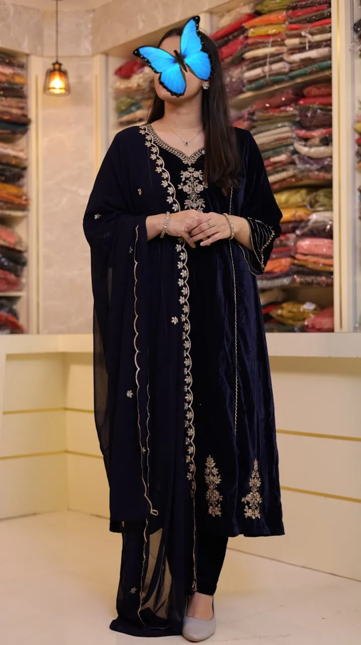 NEW  STYLISH  PARTY WEAR SALWAR (GOLD